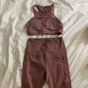 *SET* Buffbunny Mauve Leggings and Bra